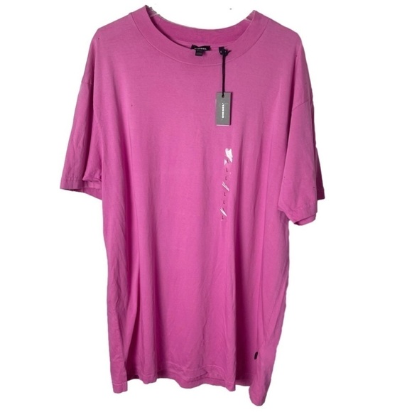 Men’s Diesel T-Gila Violet Oversized T-Shirt Holes All Over Vintage Size Large! - Picture 4 of 8